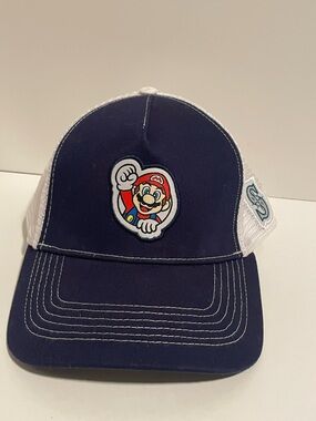 Seattle mariners nintendo mario hat